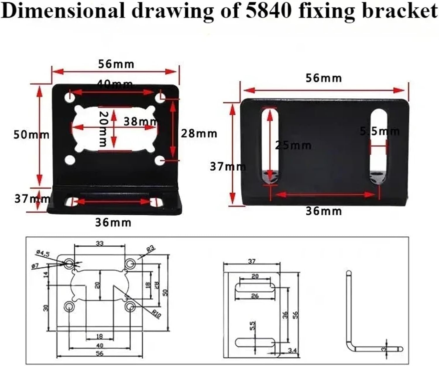 1pcs 5840-31ZY-51 Geared Motor 12V~24/7RPM~470RPM High Torque 70KG/CM High Power Worm Gear DC Motor(B,30 RPM,24V)