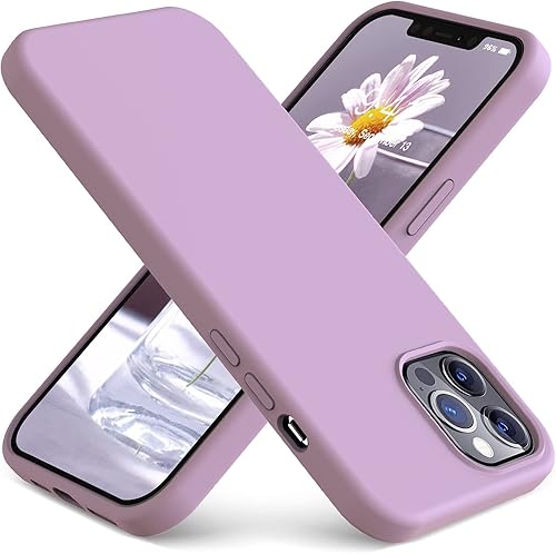 LOVE 3000 Funda compatible con iPhone 12 Pro Max  Silicona líquida engrosada  Forro de microfibra antiarañazos  Funda de protección pesada de cuerpo
