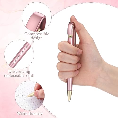 Miniatura 9 de 100 bolígrafos Boss Lady con citas a granel, regalos de inspiración a granel, bolígrafos retráctiles de punta media con tinta negra, regalos de