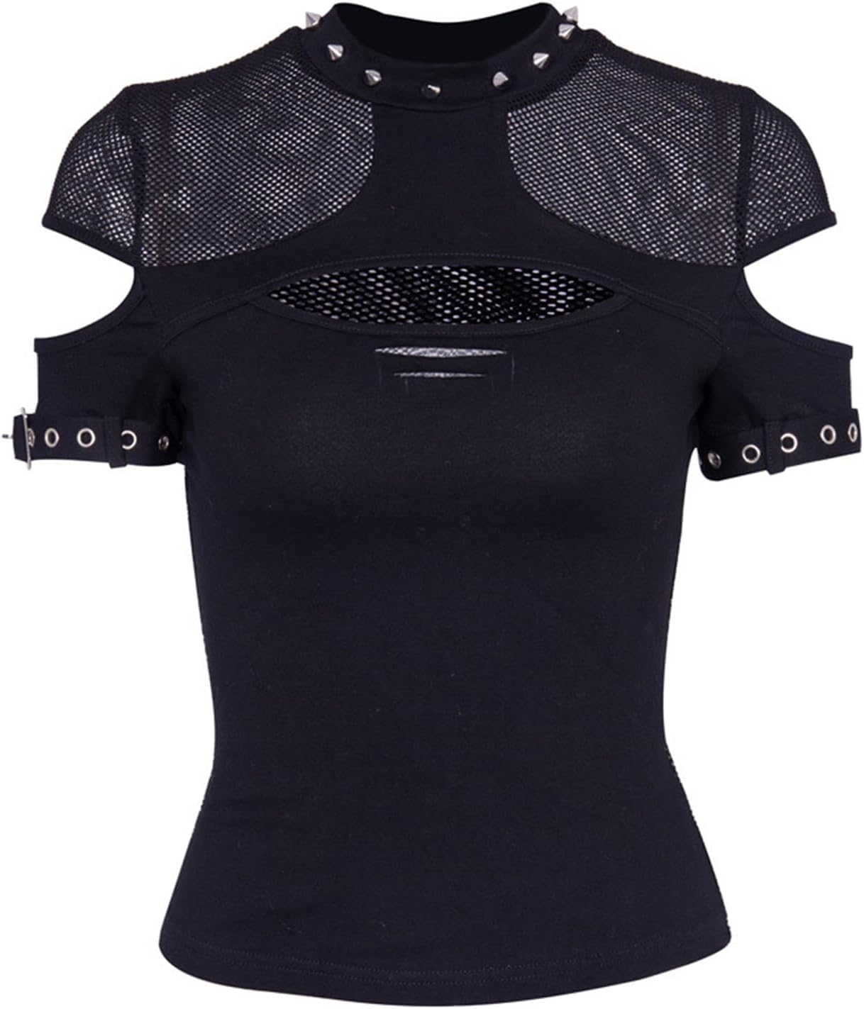 Punk T Shirts Women Goth Top Rave Grunge Festival