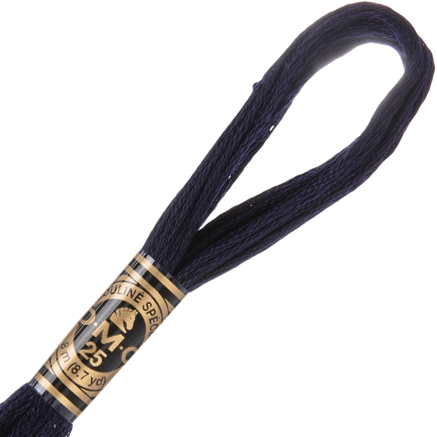 Hobby Lobby DMC Cotton Embroidery Floss 939 Very Dark Navy Blue Set of 12