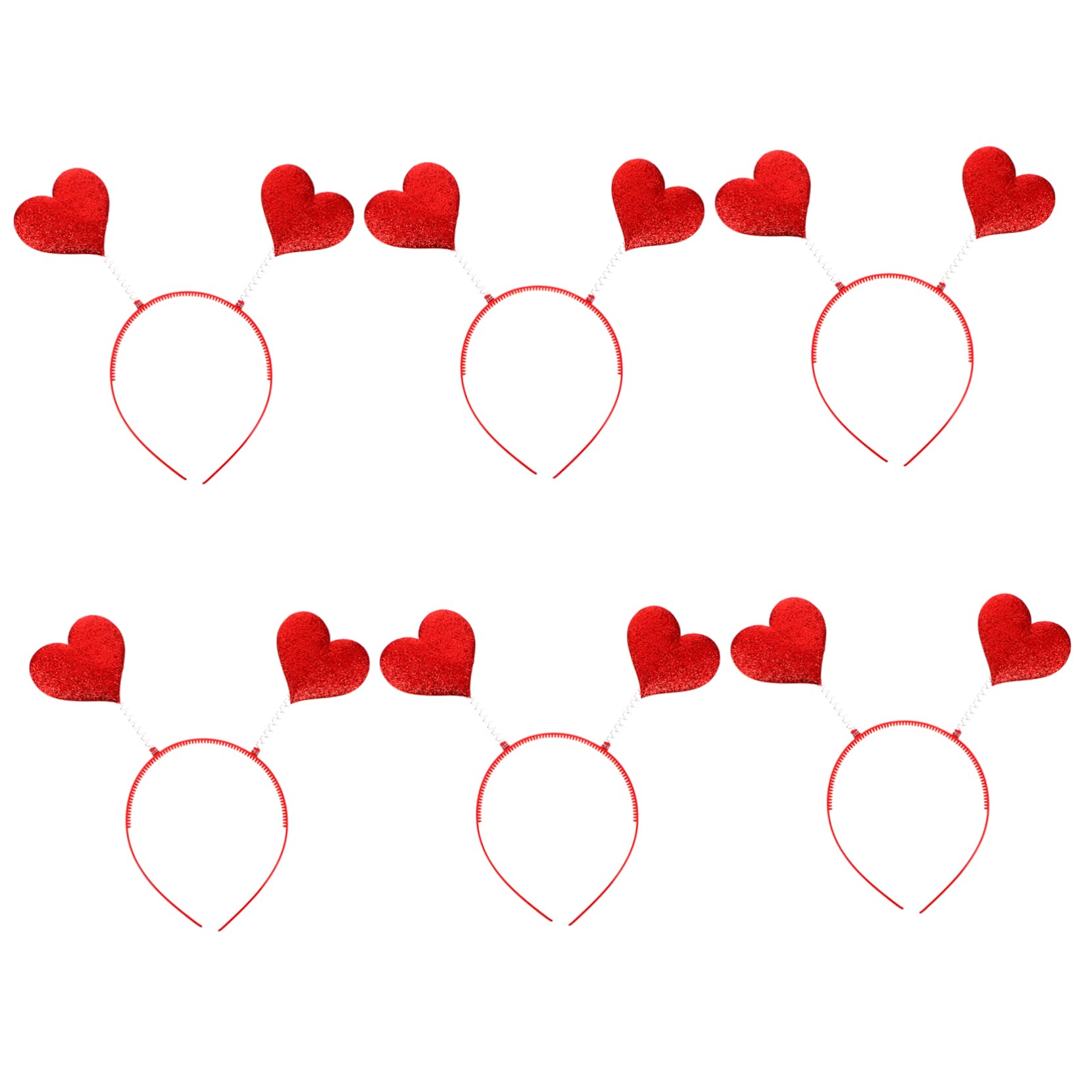Healeved 18piezas Diadema De Corazón Para Mujeres Accesorios De Pelo Para Día De San Valentín Decoración De Fiesta Original Diseño Creativo y Cómodo