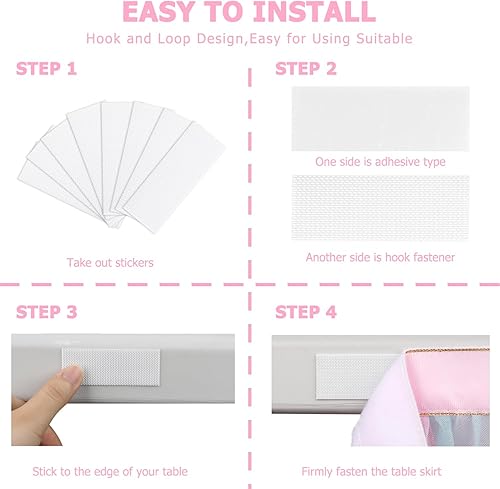 Miniatura 81 de Faldas de mesa negras para mesas rectangulares de 6 pies, funda de elastano para mesas de 6 pies, mantel elástico, lavable, resistente a