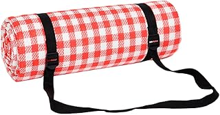 Yardwe Tapete De Piquenique Xadrez Vermelho E Branco Cobertor De Acampamento Tapete De Piquenique Dobrável Cobertor De Piquenique Dobrável Tapetes De Piquenique Ao Ar Livre Tapete De