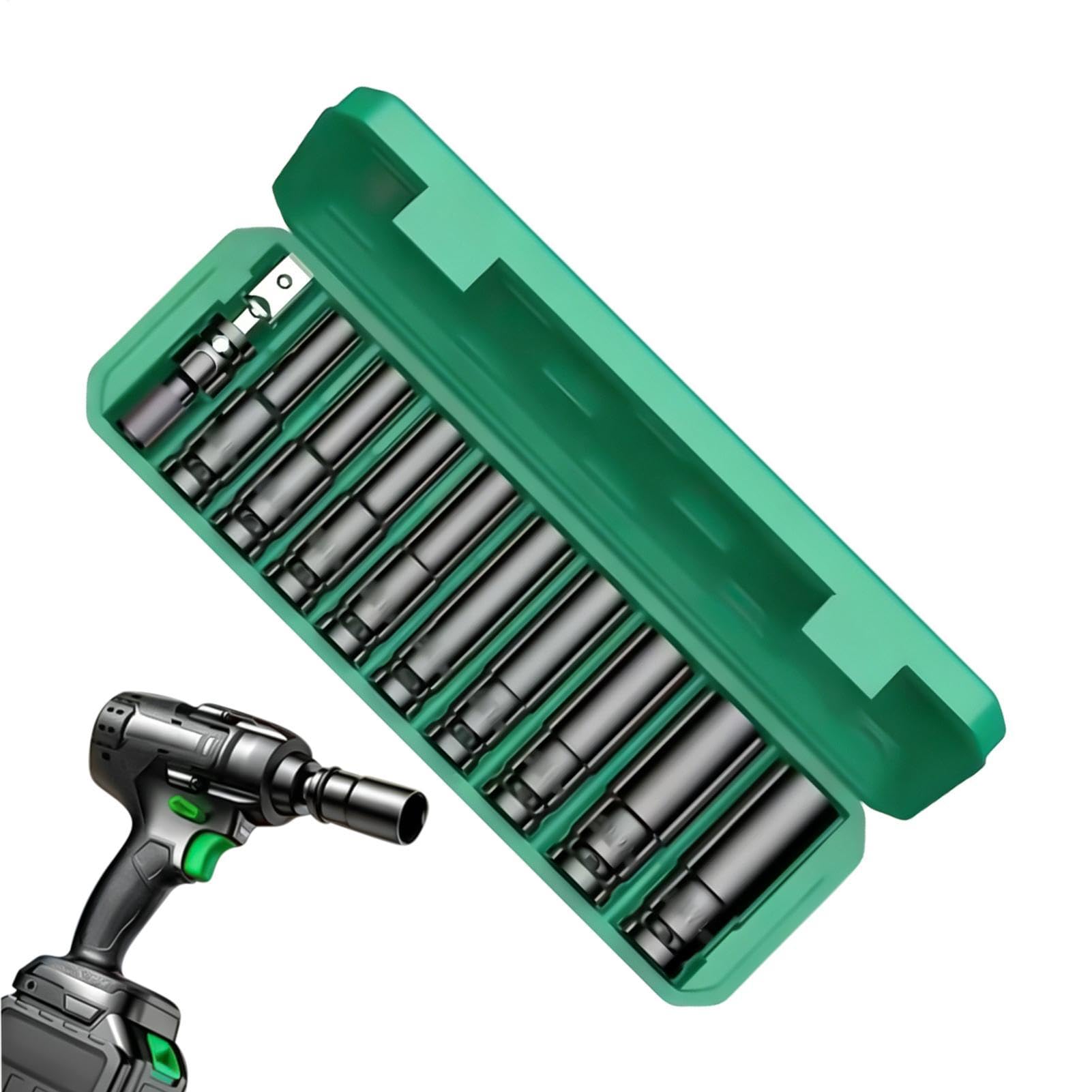 Douille hexagonale allongée 10-24 mm ajustement serré avec adaptateur