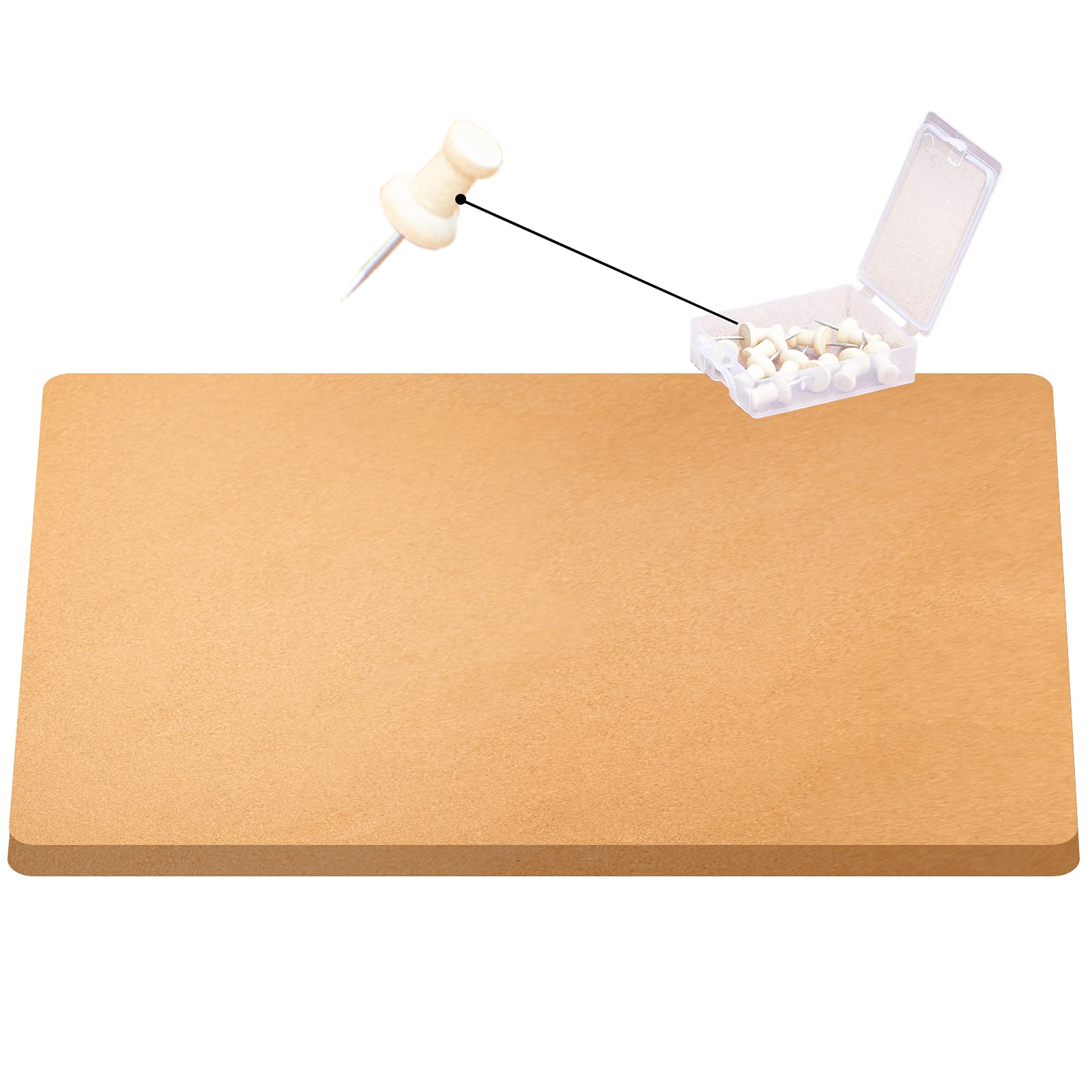 Buy VEVOR Cork Roll, 4 ft. x 8 ft. Cork Underlayment, 1/2 in. Thick Cork Board Roll, Wood