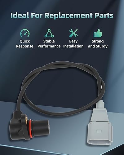 Miniatura 2 de SCITOO Sensor de posición del cigüeñal apto para A3 A4 A6 S3 TT para VW para Jetta para Golf para Beetle para Passat para Bora para Polo para Skoda