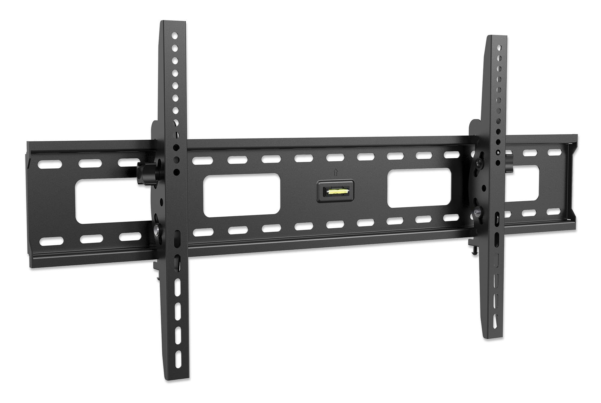 Manhattan 423830 Supporto da parete per TV (700 x 400 mm, 700 x 400 mm, 15 - 15°), Nero