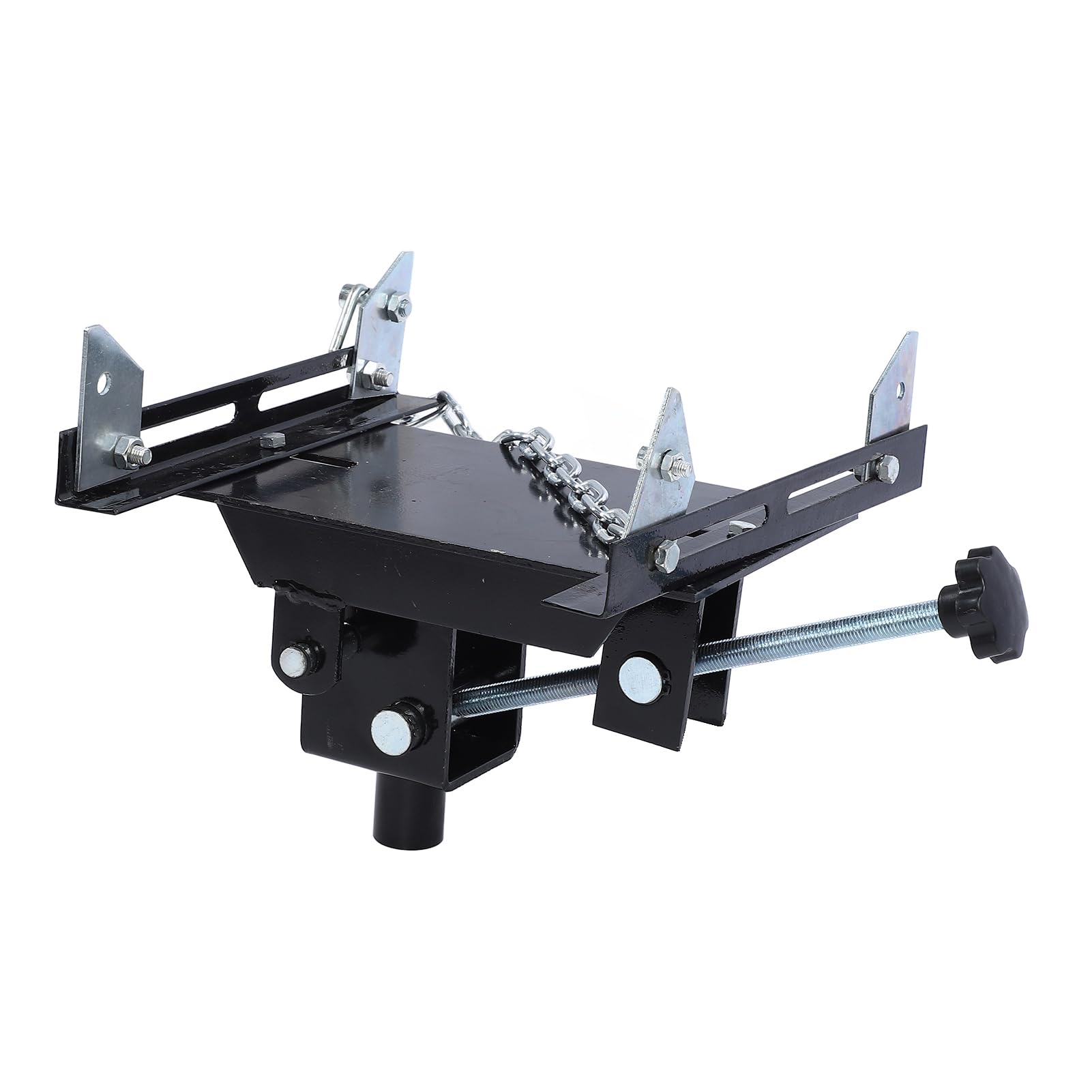 Adapter do Podnośnika o Udźwigu 0,5 Tony, Wytrzymały żelazny Adapter do Podnośnika Podłogowego z możliwością Przechylania 30 Stopni, Przekształca Hydrauliczny Podnośnik Podłogowy, Udźwig 500