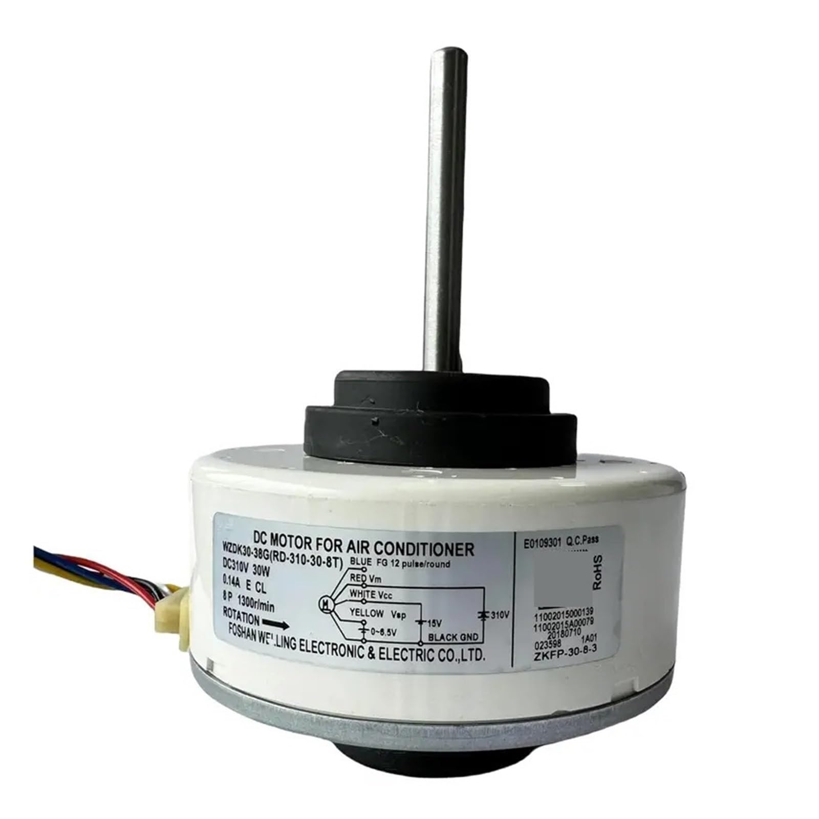 For WZDK30-38G Klimaanlage Motor Rd 310 30 8T, DC Bürstenlosen Lüfter, 30W Inverter Dd Low-Noise