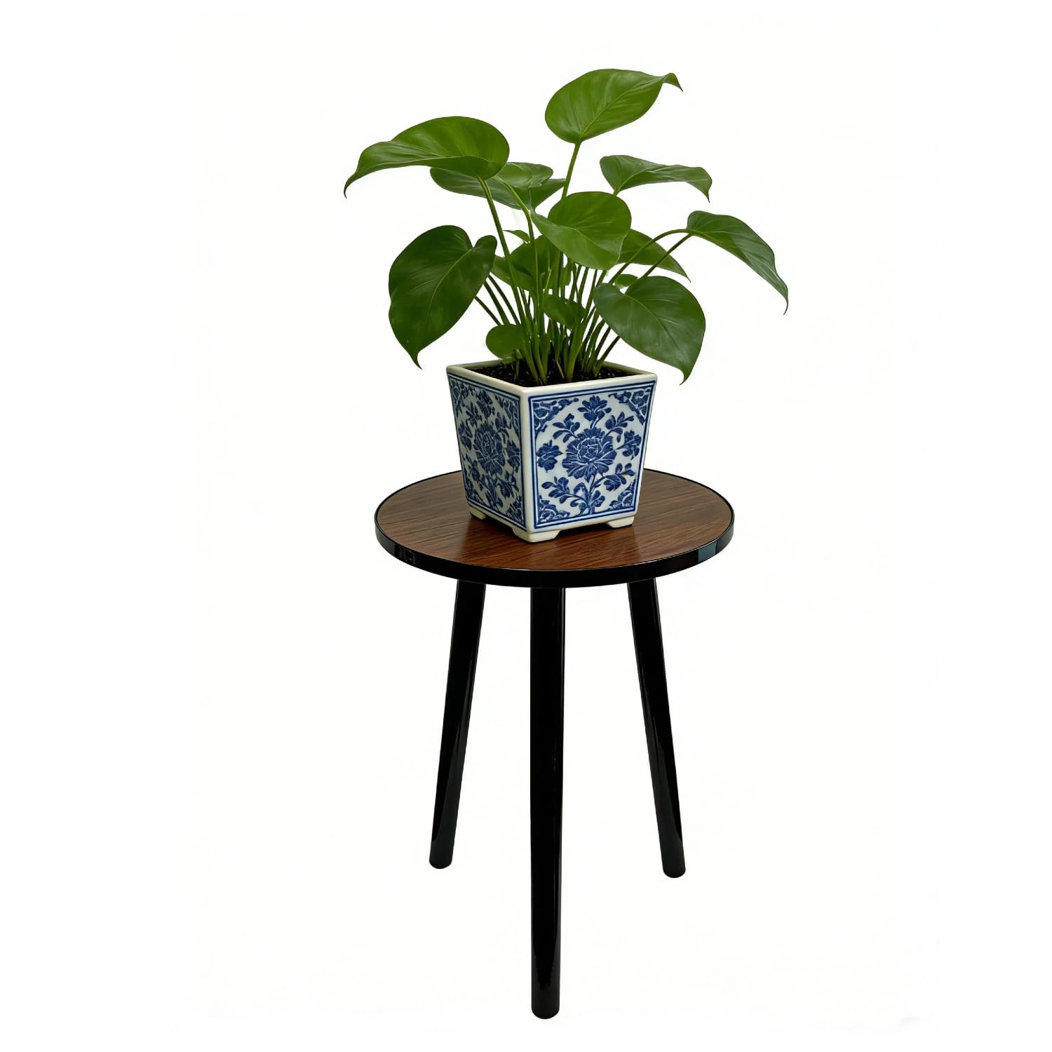 SFHKZCM Plant Stand Indoor Outdoor - Flower Pot Holder Shelf for Garden, Balcony, Living Room - 30x40cm Plant Shelf for Succulents, Herbs, Potted Plants (walnut)