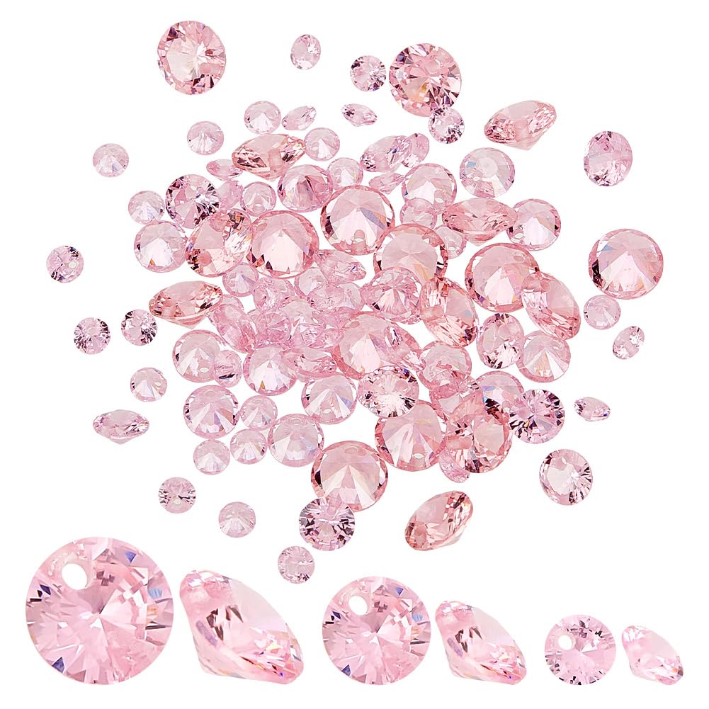 Perles rondes plates en cristal pour fabrication de bracelets et colliers