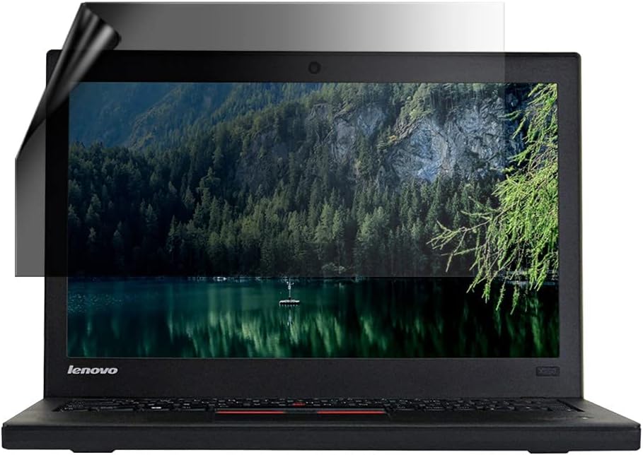 celicious Privacy Lite 2-Way Anti-Glare Anti-Spy Filter Screen Protector Film Compatible with Lenovo ThinkPad X250 (Non-Touch)