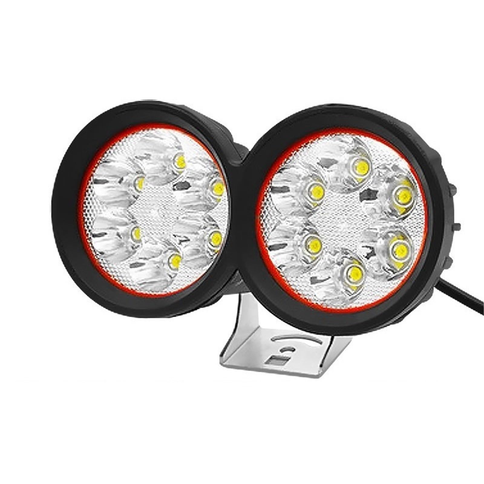 Phare Antibrouillard Projecteur Phares LED 12-90V Phare Moto LED
