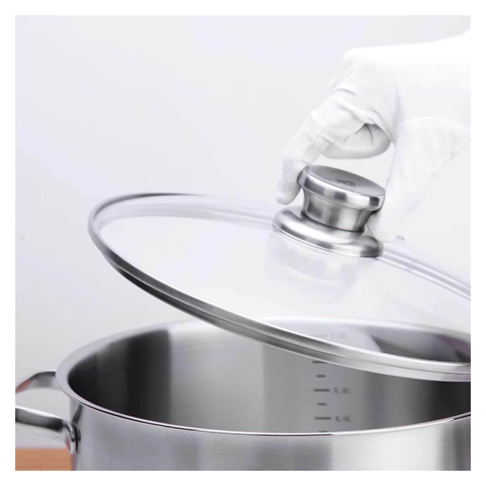 Tapas Universales Tapa de vidrio templado con ventilación de vapor, compatible con cacerola, cacerola, sartén, tapa de repuesto for sartenes, tapa de sartén transparente Tapa Universal para Ollas(24)