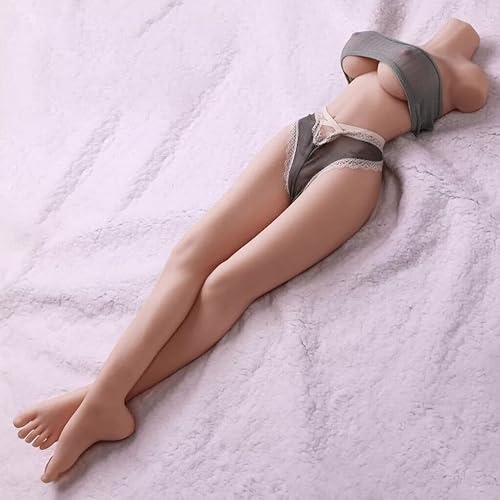 20LB Compact Realistic Torso Sex Doll with Leg,Mini Male Masturbator with Pussy Vaginal Anal,TPE Solid Dolls for Sex,Real Doll for Men with Breast Ass,Adult Sex Love Doll,Male Sex Toys