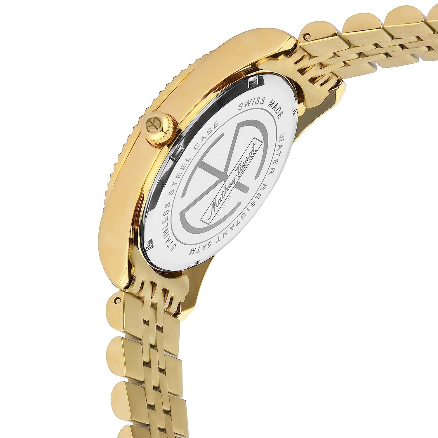 Mathey-Tissot Reloj analógico para hombre con esfera negra