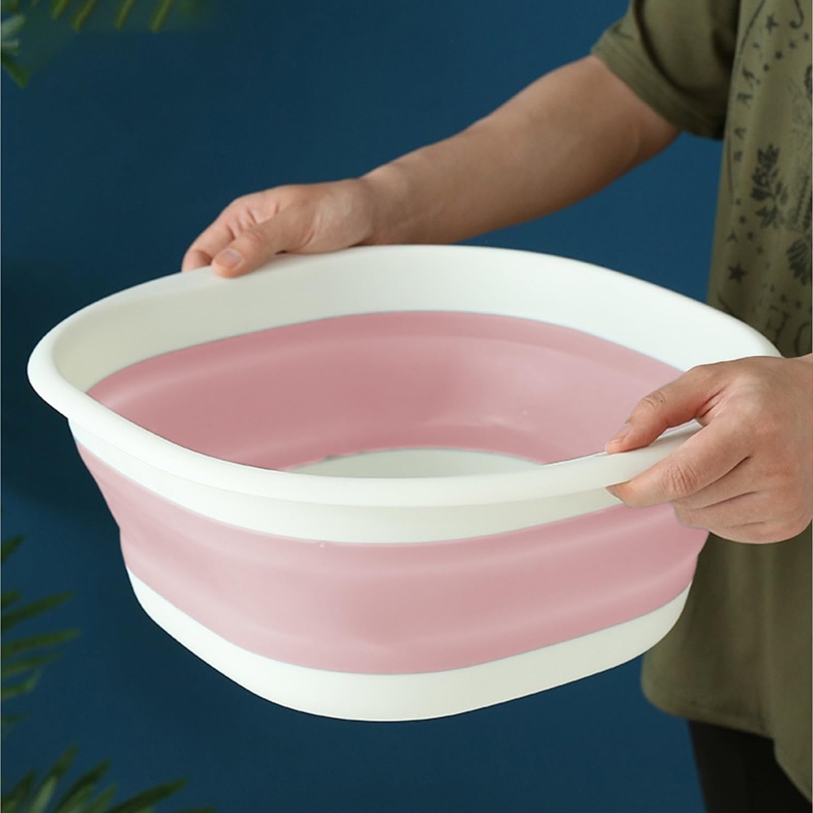 Voihamy 1 Foldable Dish Tub | Washing Up Bowl | Round Wash Basin | Portable Washing Up Bowl Camping | Folding Laundry Tub | Multipurpose Dish Tub For Home Kitchen Travel Camping