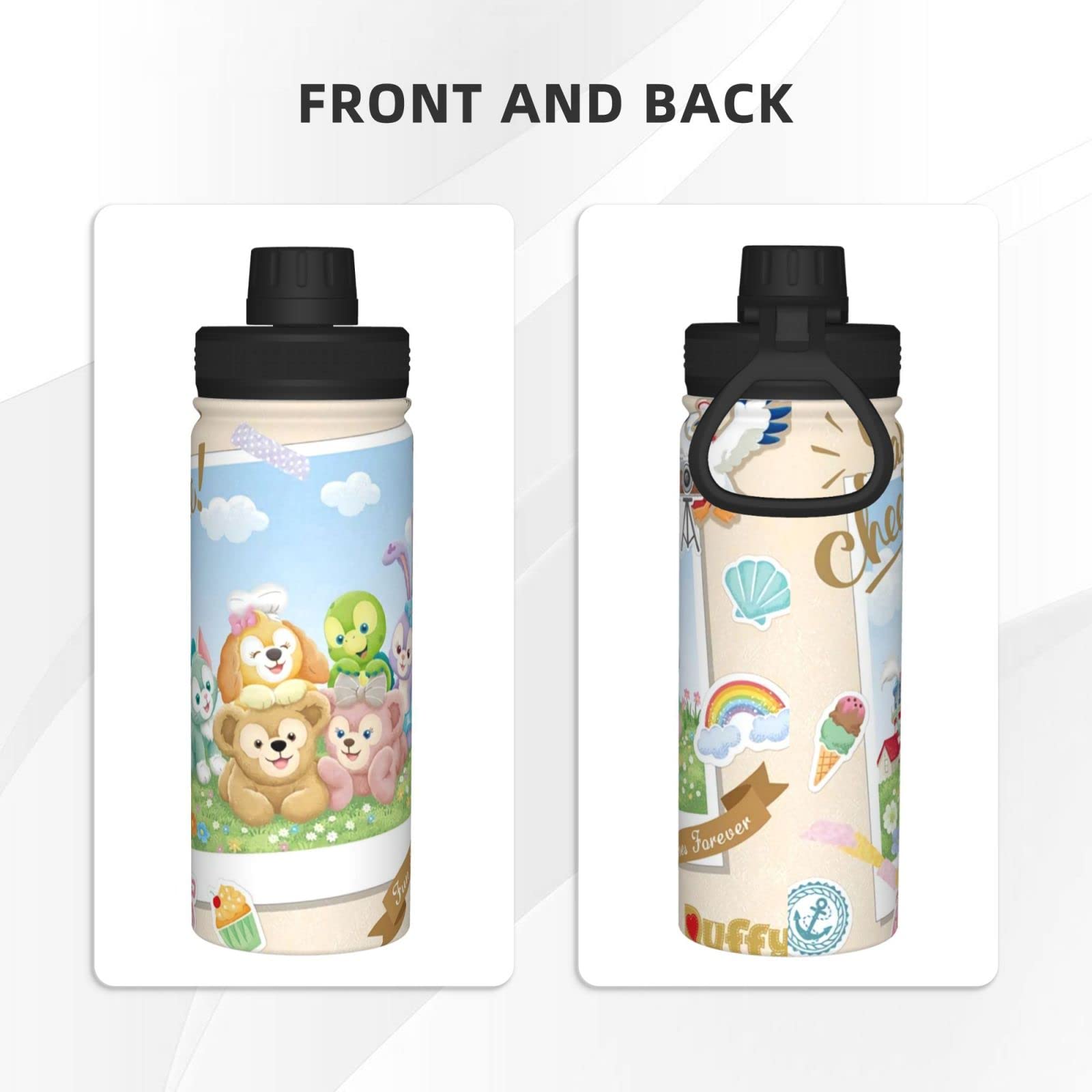 Amazon | ダッフィーフレンズ 水筒 真空断熱 保温 保冷 スポーツボトル