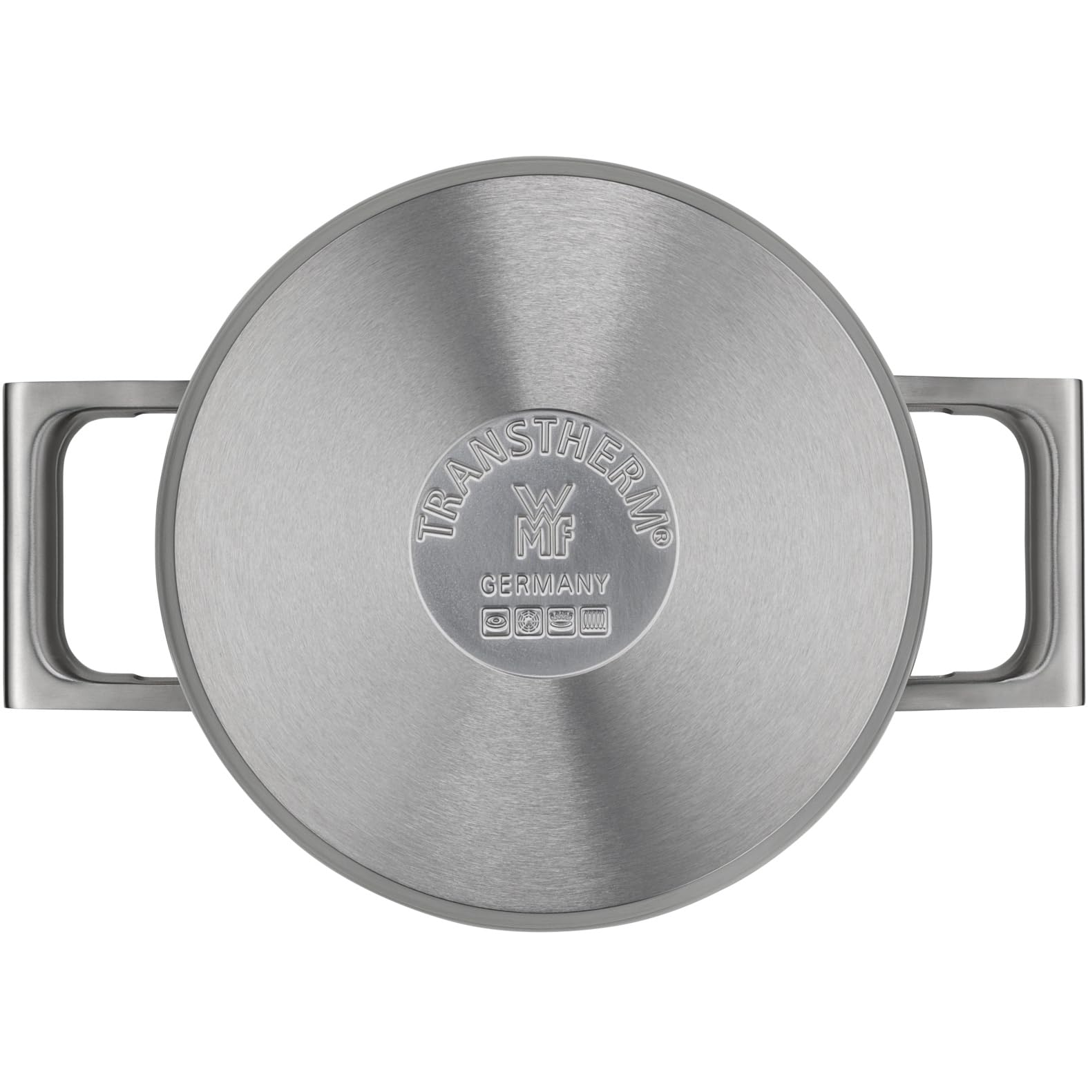 WMF Ultimate Cool - Olla de 20 cm Con Tapa, Cacerola Pequeña de 3,7 L de Acero Inoxidable Cromargan Mate Apto para Inducción, Sin Revestimiento, Apta para Lavavajillas