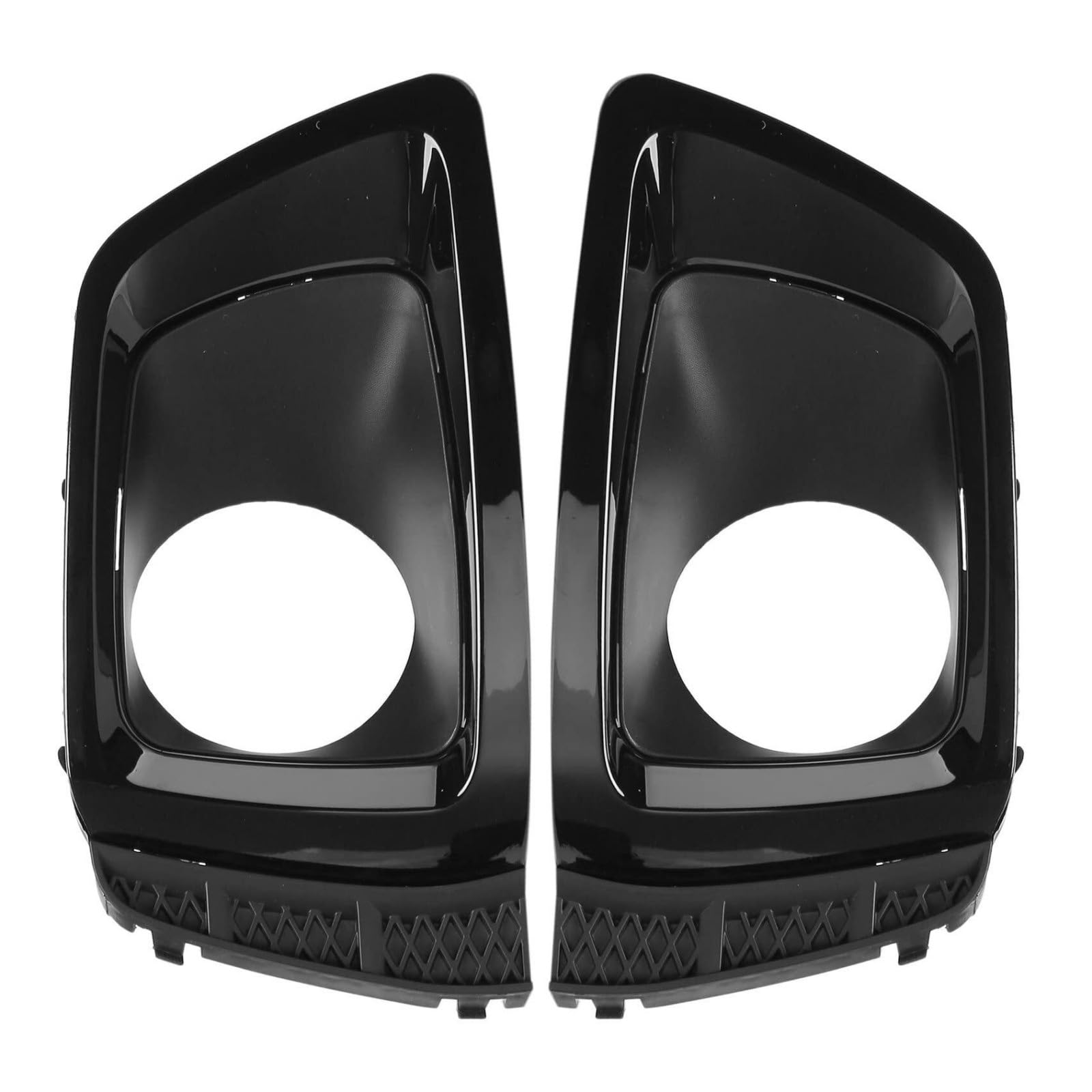 Para Subaru Para Forester XT 2014-2016 Parrilla delantera con luz antiniebla LED Cubre Lente de Faro Transparente