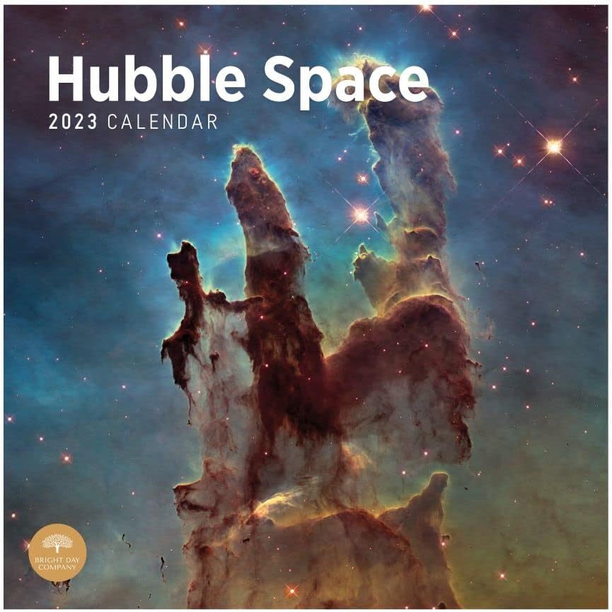 2023 Hubble Space Wall Calendar by Bright Day, 12x12 Inch