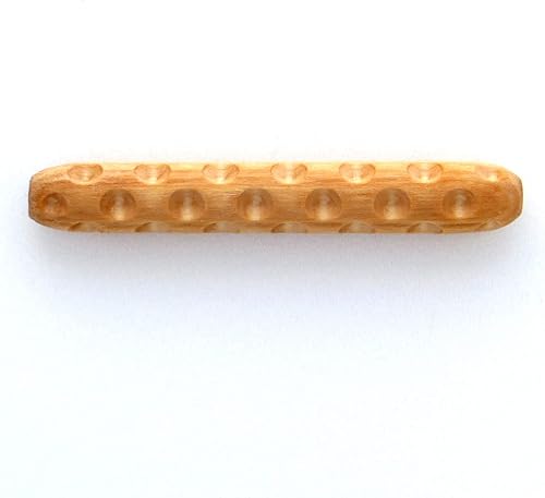 Miniatura 2 de MKM Pottery Tools Rodillos de mano de madera para arcilla (HR-12 puntos)