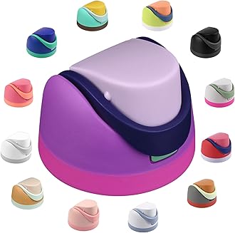 Moukiween Replacement Cap for Owala Freesip Bottle, One Button Water Bottle Top Lid Accessories Compatible with Owala Cup 16oz 24oz 32oz 40oz, BPA-Free, No Water Leakage, Magenta