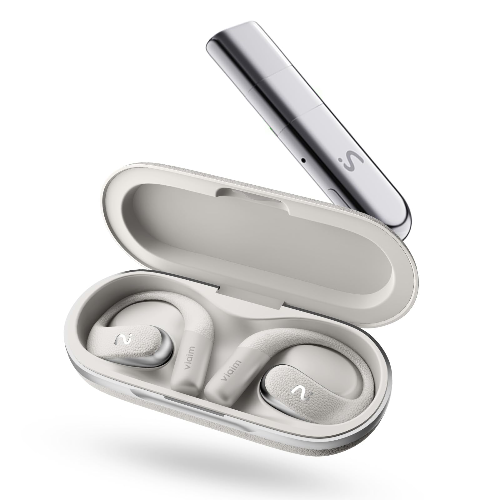 Amazon.com: VIAIM OpenNote AI Voice Recorder Open Ear Earbuds 