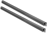 Vista 1 de Par de resortes de extensión de puerta de garaje resistentes de 70 libras, resorte elástico, electroforesis de alta precisión recubierto negro