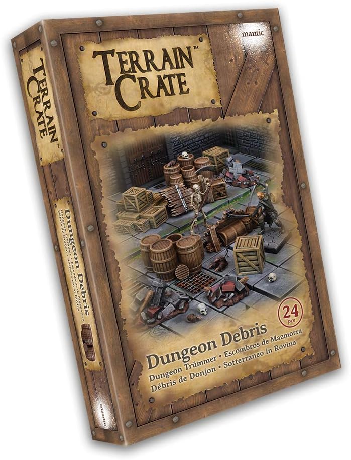 Mantic DUNGEON DEBRIS - TERRAIN CRATE -