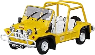 Metal Die Cast Toy Cars 1 43 for Macau Sightseeing Car MINI MOKE Car Model 1986 Miniature Ornaments Red for Home Or Office Décor(Yellow)