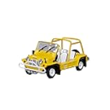 YLBOZX Metal Die Cast Toy Cars 1 43 for Macau Sightseeing Car MINI MOKE Car Model 1986 Miniature Ornaments Red for Home Or Office Décor(Yellow)