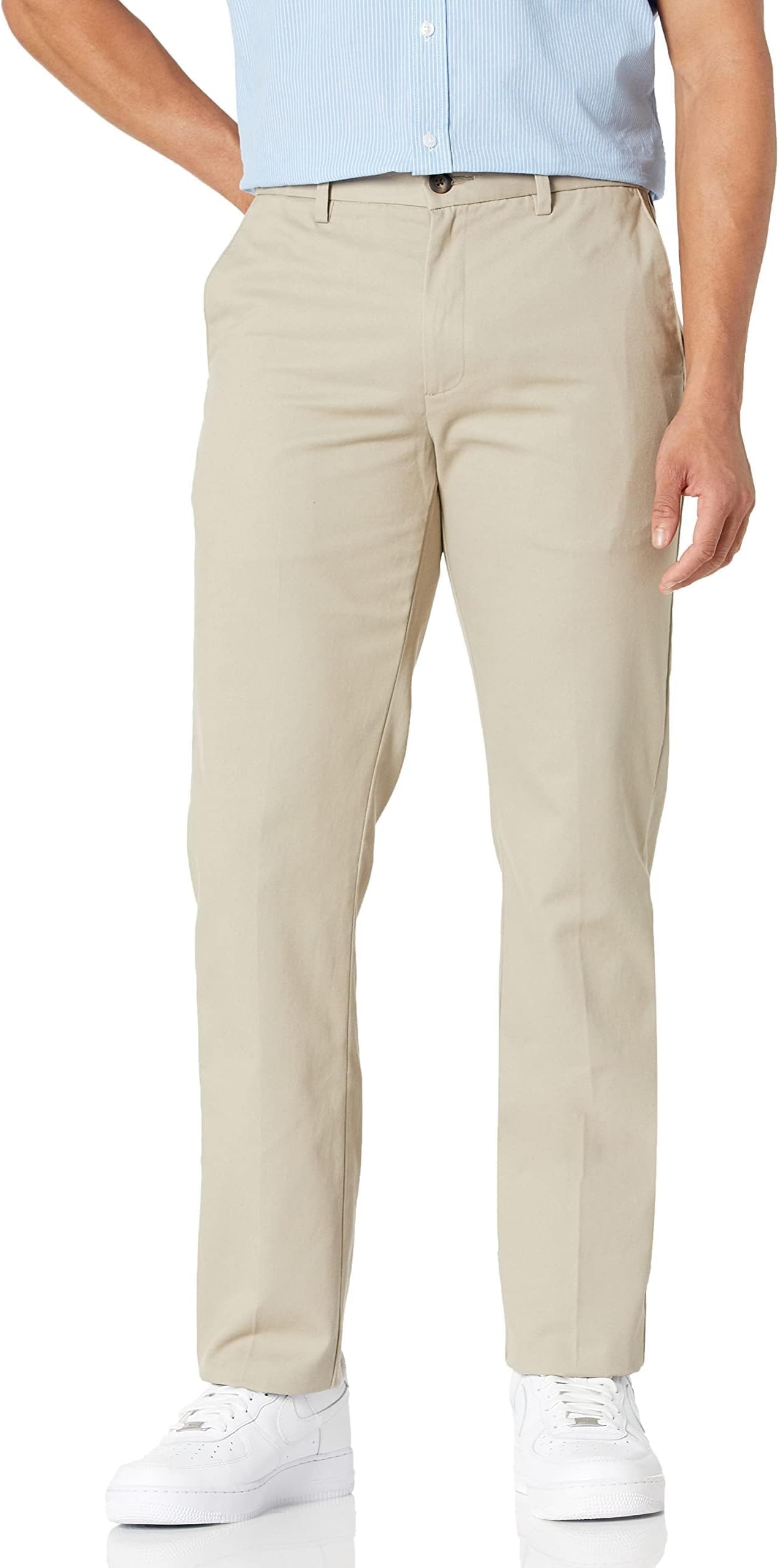 Men's Slim-Fit Wrinkle-Resistant Flat-Front Chino Pant