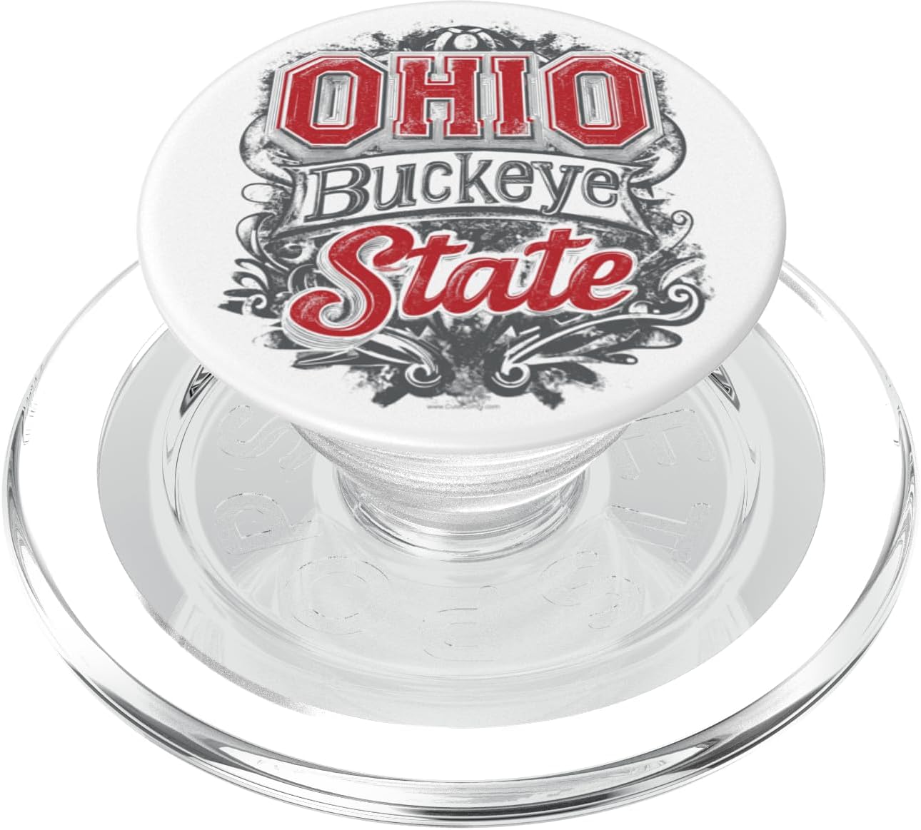 Vintage Ohio Buckeye Scroll Home State PopSockets PopGrip for MagSafe