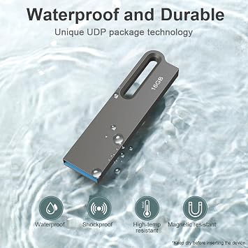 USB Stick 16GB 5 Pack USB 3.0 Flash Drives Mini Memory Stick High Speed USB Drive Thumb Drives Waterproof Memory Flash Drive for Computer Laptop