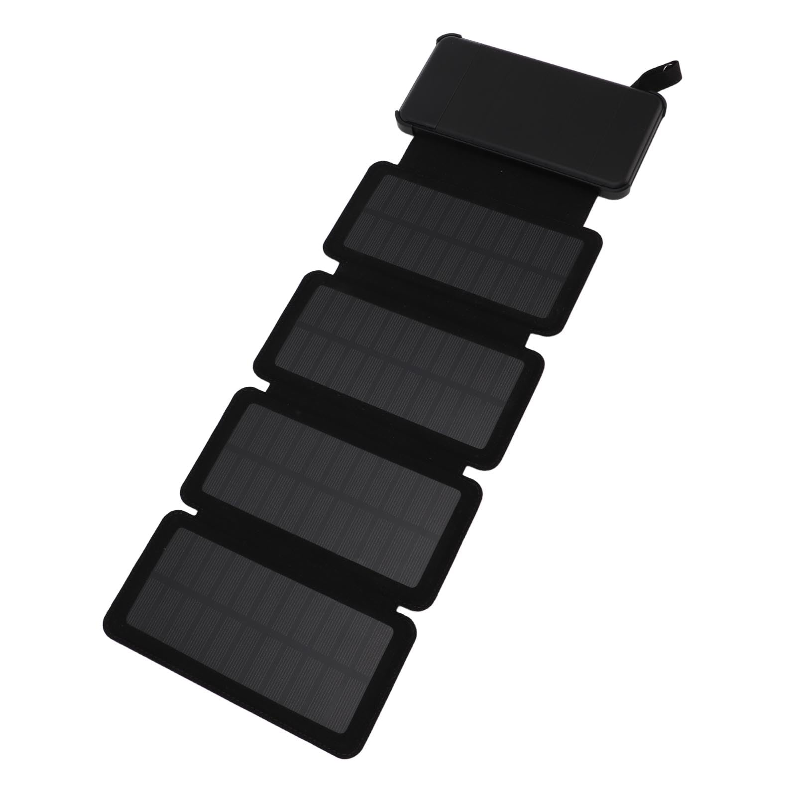 EMUKOEP Power Bank Compatto da 10000 MAh con Pannello Solare per Situazioni di Emergenza su Tablet e Telefono