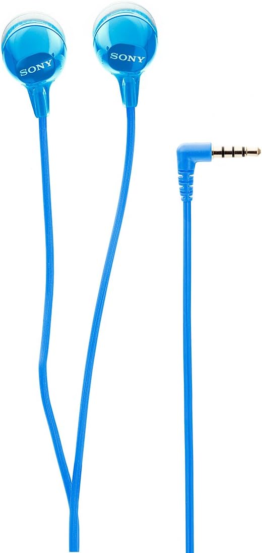 Sony MDREX15AP In-Ear Earbud Headphones with Mic, Blue : Electronics