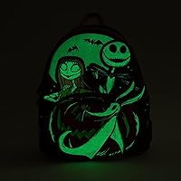 Vista 2 de Disney 100 Nightmare Before Christmas - Mini mochila que brilla en la oscuridad, Naranja, Moderno