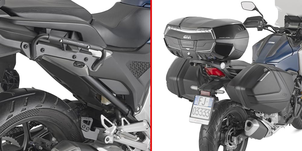 Givi PX1192 Tech 3, Telaietti Specifici per Valigie Laterali V37 Monokey, Compatibile con Honda NC750X 2021, Nero