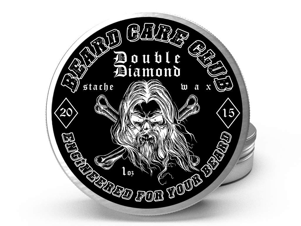 Double Diamond Mustache Wax