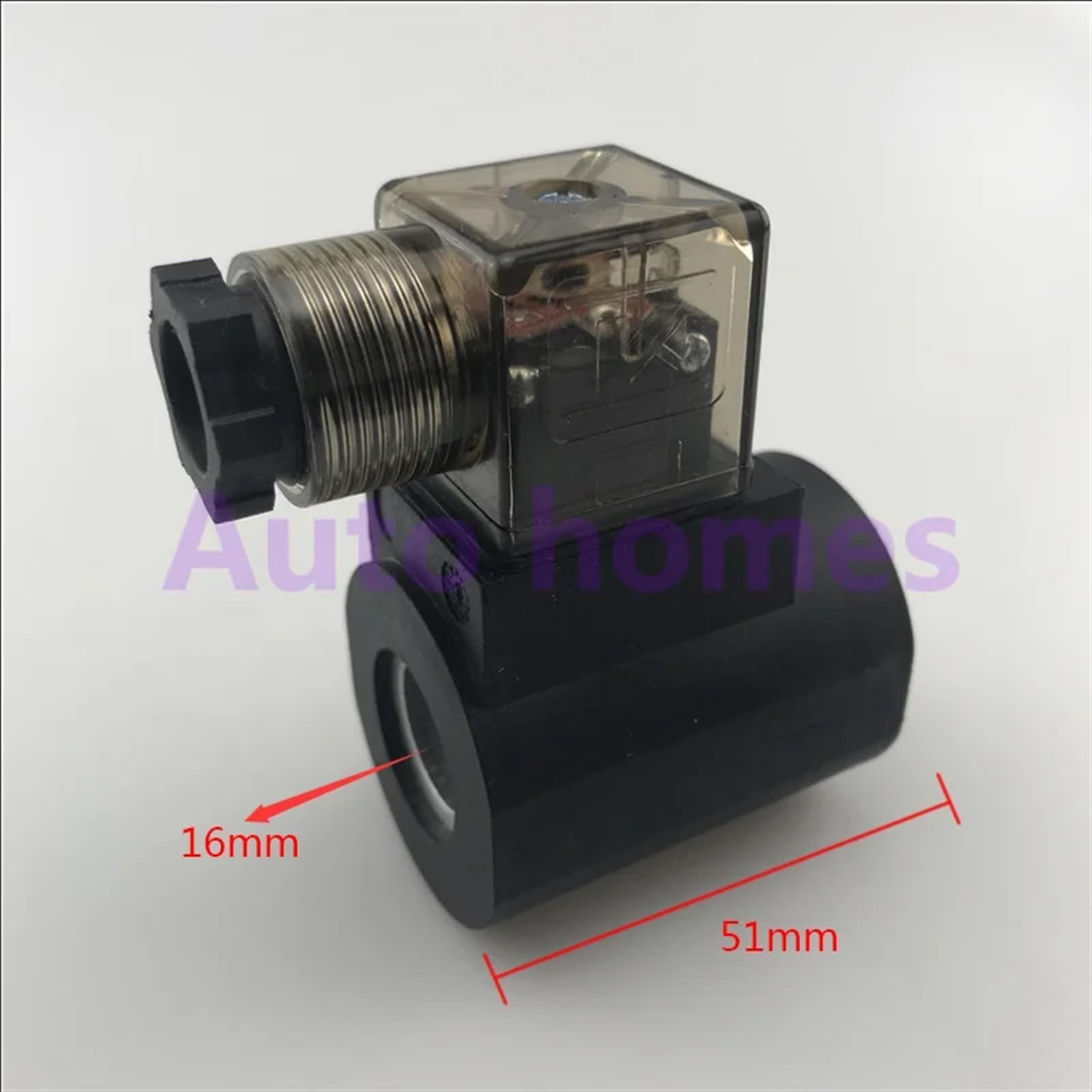 Válvula de Cartucho válvula solenoide hidráulica Bobina diámetro Interior 16mm Altura 51mm AC220V/DC24V(Ac24v)