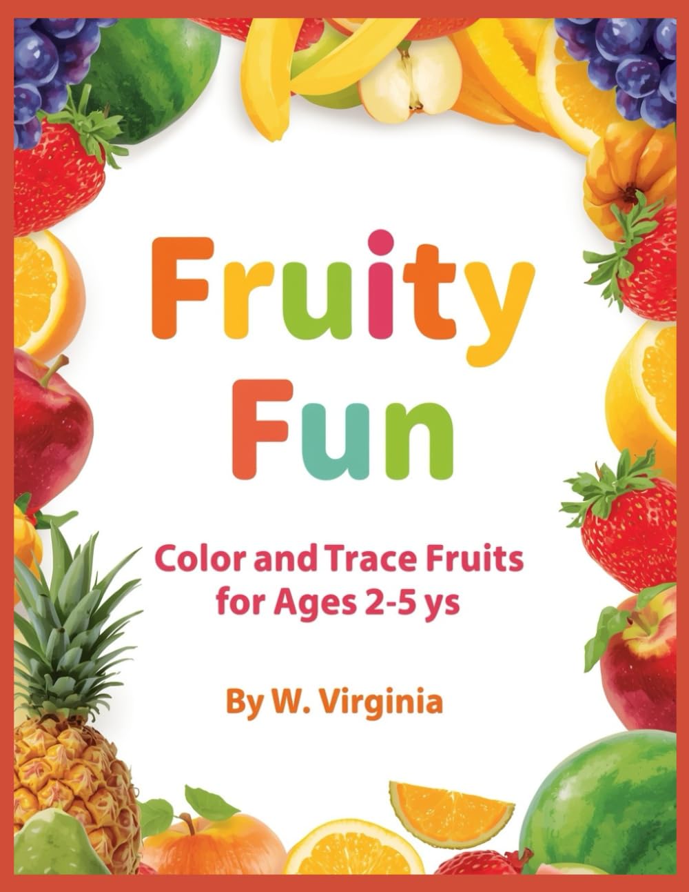 Fruity Fun: Color And Trace Fruits