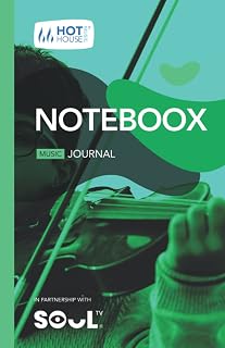 Violin: Noteboox: Music Journal – Green