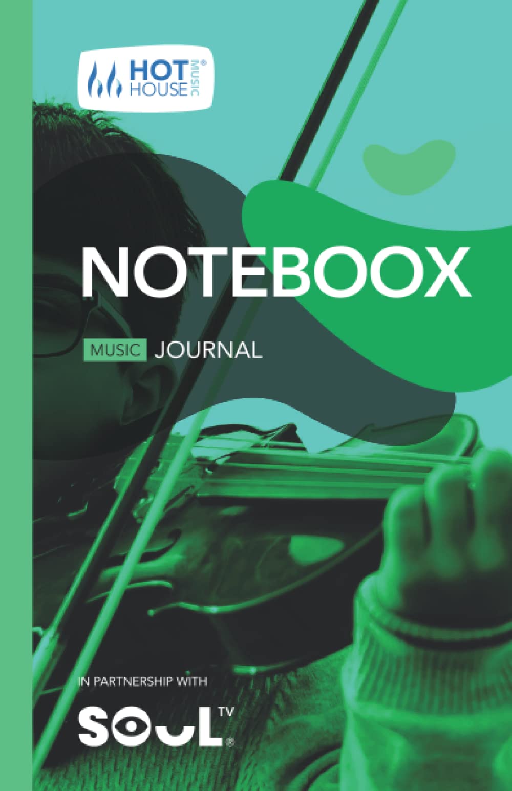 Violin: Noteboox: Music Journal – Green