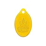 Muthoot PAPPACHAN Swarnavarsham 24K (999) Yellow Gold Oval Laxmi Pendant 2 Gram