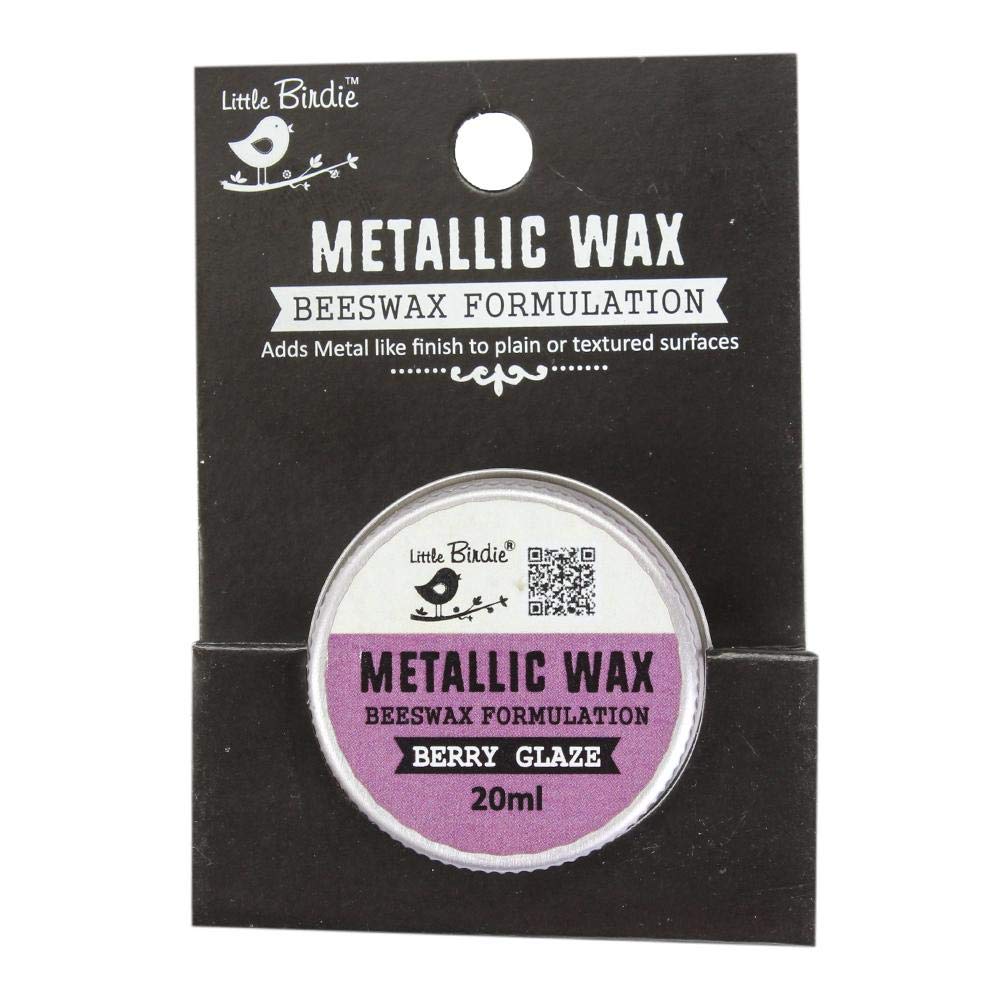 Itsy Bitsy- Metallic Wax- Berry Glaze, 20ml,