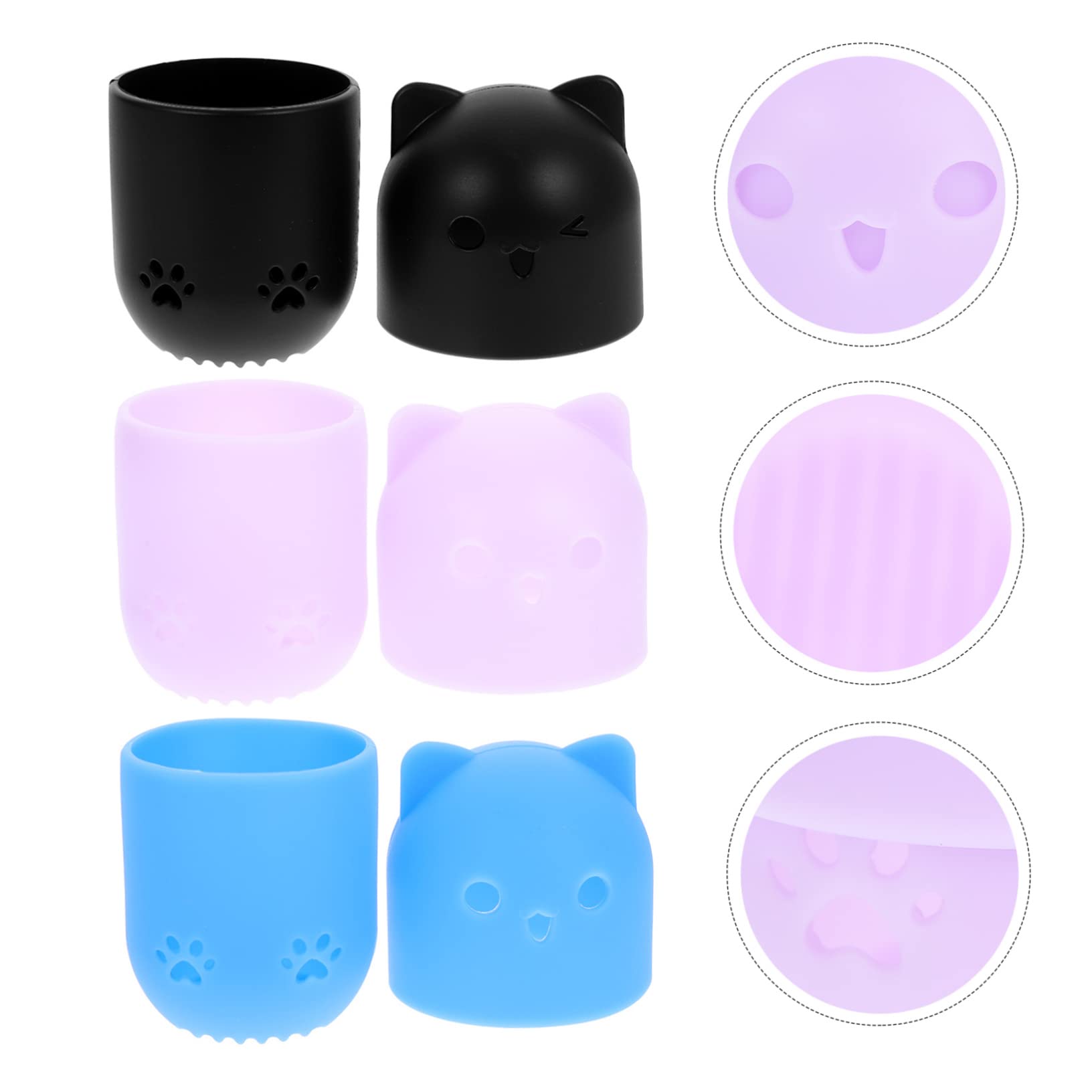 Housoutil 9stücke Makeup Schwamm Tragbare Aufbewahrungsbox Für Puder Puff Staubdichtes Reiseetui Für Sauberes Und Trockenes Makeup Zubehör