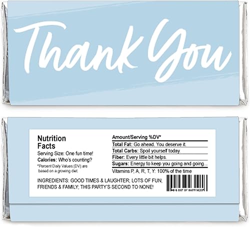 Miniatura 10 de Big Dot of Happiness Verde salvia Elegantly Simple - Envoltura de barra de caramelo para invitados - Juego de 24