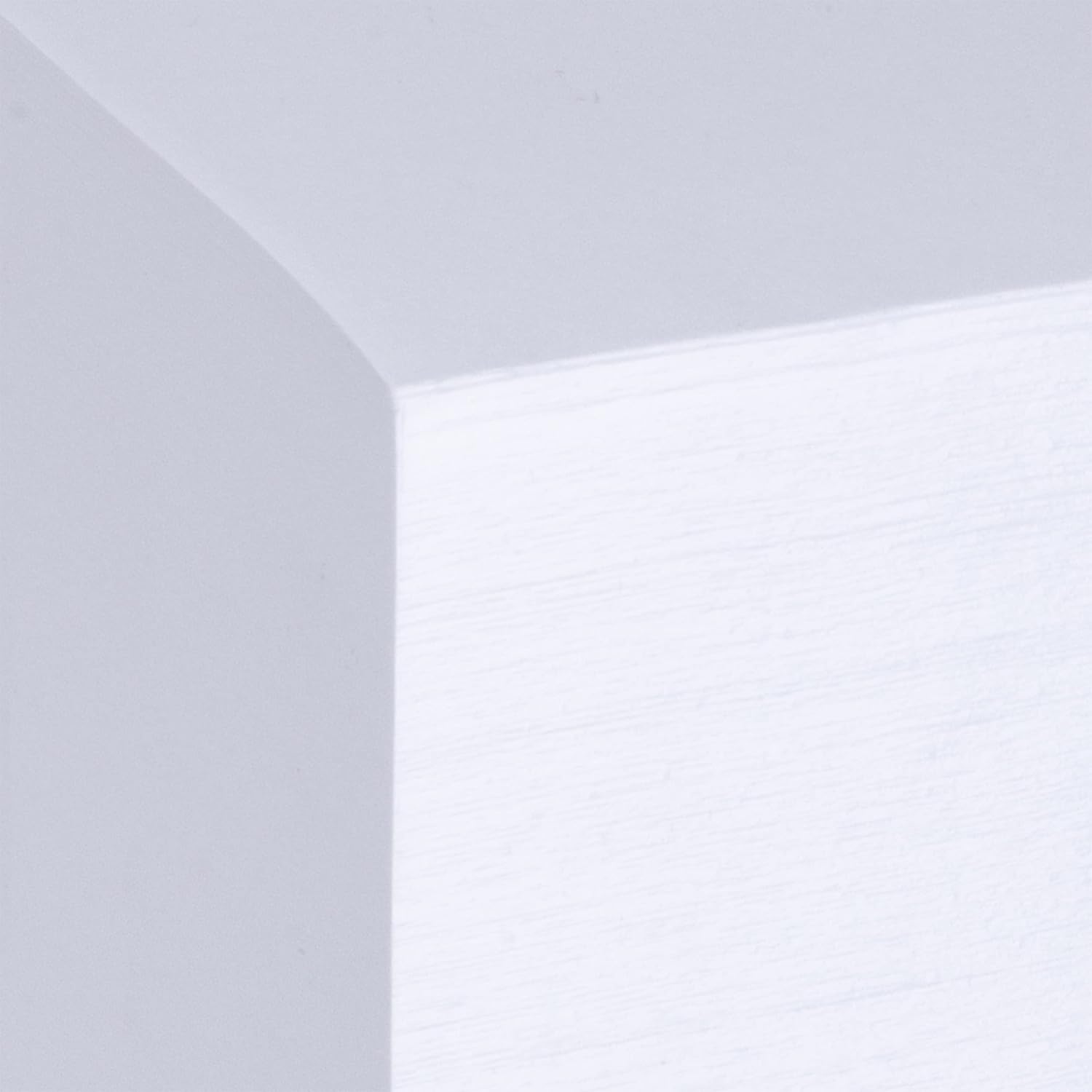 Landre 100420105 Adhesive Note Block with Note Slips, Colour: White, Size: 9 cm x 9 cm, Approx. 700 Slips. Note pad with White Labels glued,